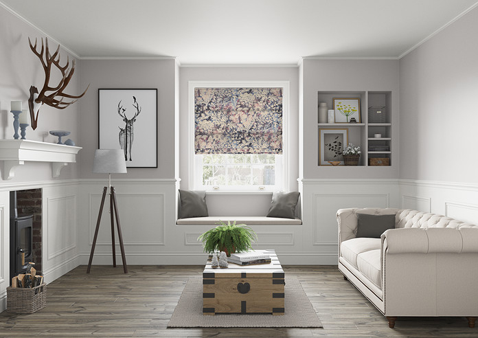 Oasis, Charcoal - Roman Blind - Image 5